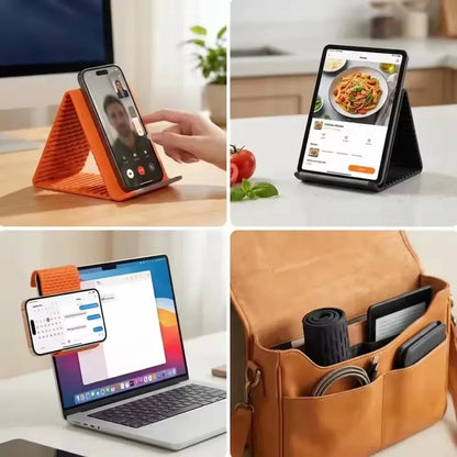 Support pliable pour téléphone, tablette et ordinateur – Le Support Nomade