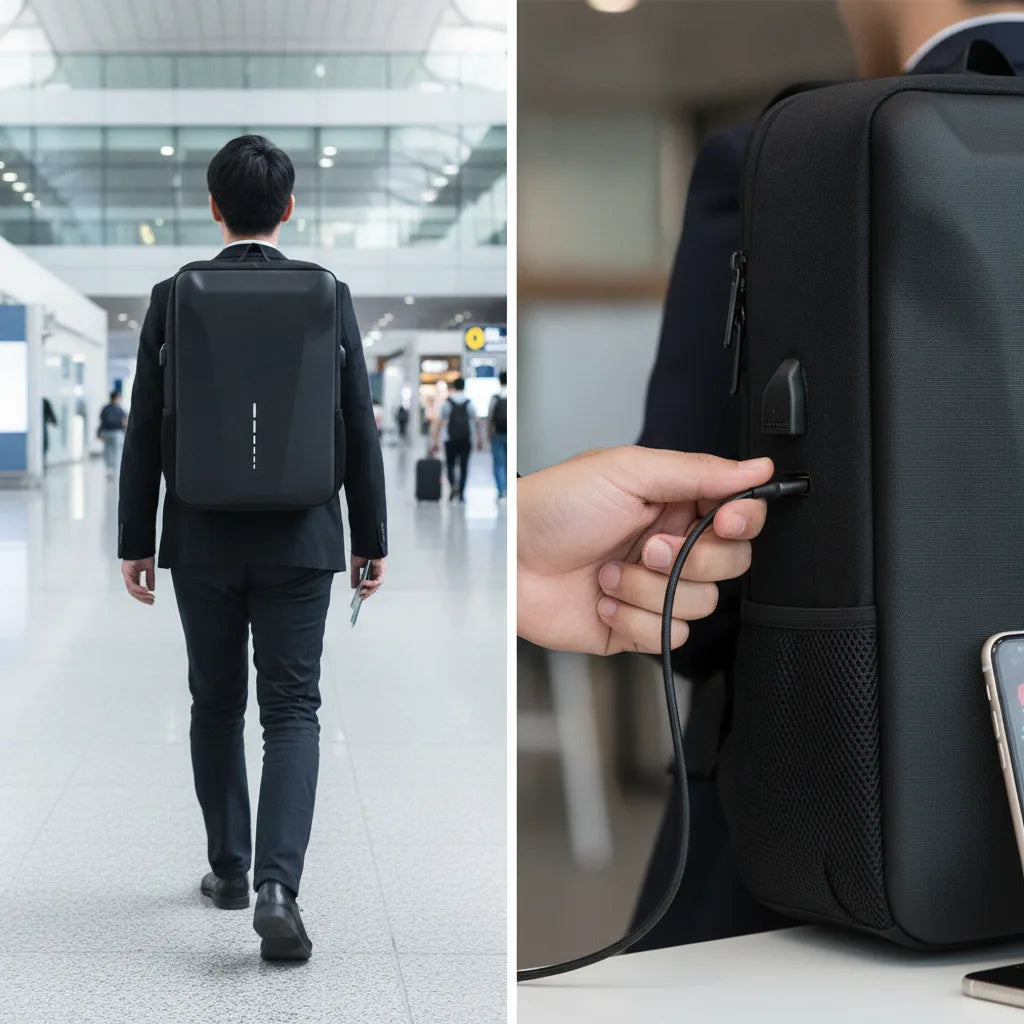 Sac à dos antivol Nomade – Business & Voyage